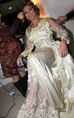 Picture of takchita m,لبست القفطان mp3 thobe 56/20 abaya jilbab kaftan dress